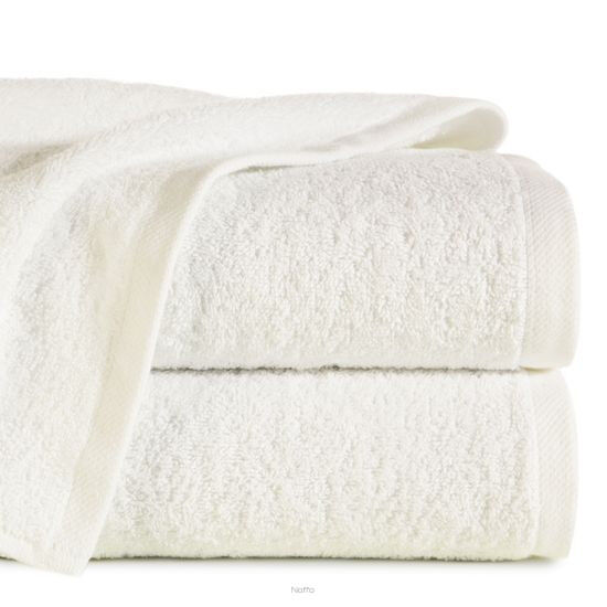 Ręcznik bawełniany 50x90 GŁADKI 2 jednokolorowy kremowy