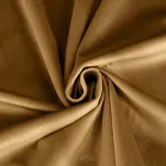 Zasłona gotowa na przelotkach 140x250 MELANIE welwetowa miodowa o aksamitnej strukturze - 4