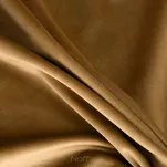 Zasłona gotowa na przelotkach 140x250 MELANIE welwetowa miodowa o aksamitnej strukturze - 3