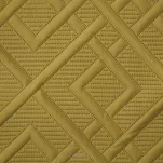 Narzuta 220x240 ALARA 2 musztardowa pikowana z mikrofibry wzór rombów - 2