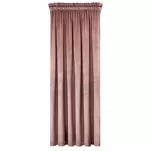 Zasłona na taśmie 140x270 MELANIE welwetowa ciemny róż o aksamitnej strukturze - 9