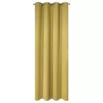 Zasłona na przelotkach 135x250 ROSSIE zaciemniająca musztardowa jednokolorowa - 6