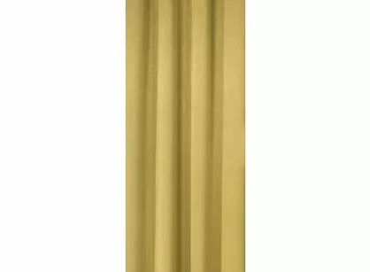 Zasłona gotowa na przelotkach 135x250 ROSSIE zaciemniająca musztardowa jednokolorowa