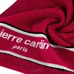 Ręcznik KARL 70x140 KARL Pierre Cardin czerwony zdobiony kontrastową bordiurą z napisami Pierre Cardin - 2