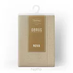 Obrus bawełniany 145x350 STELLA 1 złoty zdobiony kantą z wplecioną nicią złotą - 4