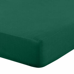 Prześcieradło z bawełny renforce z gumką 220x200 zielone BASIC