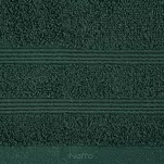 Ręcznik bawełniany 30x50 ALINE zielony z wypukłą tkaną bordiurą - 3