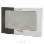 Obrus elegancki 145x240 MADELE srebrny zdobiony srebrną lamówką - 6