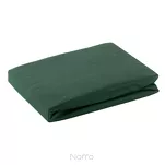Prześcieradło z bawełny jersey z gumką ciemna zieleń 160x200 Design 91 - 6