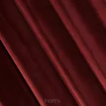 Zasłona gotowa na taśmie 140x270 VILLA welwetowa ciemne bordo jednokolorowa o aksamitnej strukturze - 7
