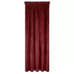 Zasłona na taśmie 140x270 VILLA welwetowa ciemne bordo o aksamitnej strukturze - 6