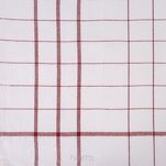 Ścierka kuchenna 50x70 CHECK czerwona w kratkę z bawełny - 2