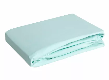 Prześcieradło z bawełny jersey z gumką miętowe 220x200 Design 91