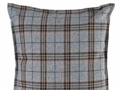 Poszewka na taras 45x45 GARDEN 24D srebrna wodoodporna wzór kraty