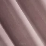 Zasłona gotowa na przelotkach 140x250 PIERRE welwetowa pudrowa jednokolorowa - 5