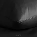 Pościel satynowa 220x200 DINA jednokolorowa gładka czarna z kolekcji Diva Line - 3