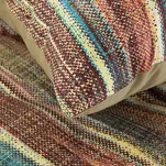 Pościel bawełniana 220x200 ADA 3 kolorowa w pasy - 6