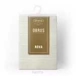 Obrus 140x260 GLAMO beżowy z przetykaną błyszczącą złotą nicią - 5