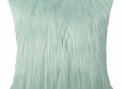 Poszewka z puszystego futerka 45x45 818 miętowa