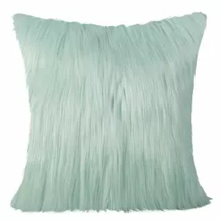 Poszewka z puszystego futerka 45x45 818 miętowa