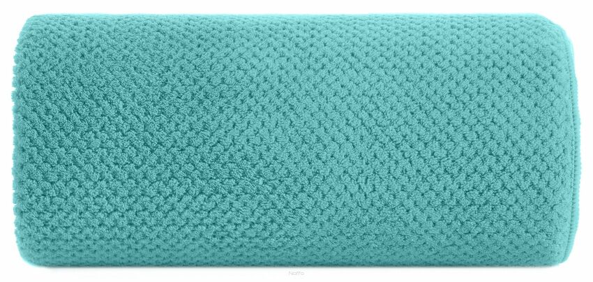 Ręcznik szybkoschnący 70x140 ZOE 1 miętowy z mikrofibry o ryżowej strukturze
