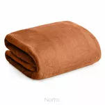 Koc jednokolorowy 200x220 TEDY ceglany imitujący buklę - 5