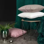 Poszewka welwetowa 45x45 MILO popielata strukturalna - 6