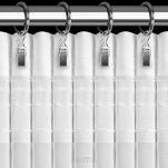 Firana na taśmie 135x270 ARLETA biała z szyfonu z delikatnym połyskiem - 7