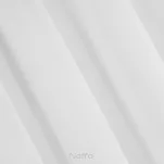 Zasłona gotowa na przelotkach 140x175 LOGAN zaciemniająca biała jednokolorowa z półmatowej tkaniny - 4