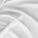 Zasłona gotowa na przelotkach 140x175 LOGAN zaciemniająca biała jednokolorowa z półmatowej tkaniny - 2