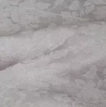 Obrus 160x240 INES 6 jasny srebrny w subtelne różyczki ze srebrną nicią z kolecji Diva Line - 6