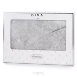 Obrus 160x240 INES 6 jasny srebrny w subtelne różyczki ze srebrną nicią z kolecji Diva Line - 5