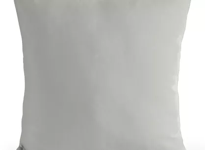 Poszewka jednokolorowa 45x45 GARDEN srebrna na taras wodoodporna