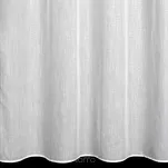 Firana na przelotkach 140x250 ANNA biała gładka o strukturze deszczyku - 5
