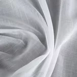 Firana na przelotkach 140x250 ANNA biała gładka o strukturze deszczyku - 3