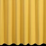 Zasłona na taśmie flex 140x300 MILAN zaciemniająca jednokolorowa musztardowa - 8