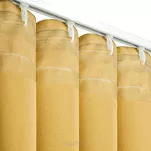 Zasłona na taśmie flex 140x300 MILAN zaciemniająca jednokolorowa musztardowa - 10