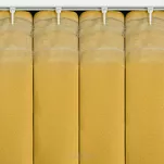 Zasłona na taśmie flex 140x300 MILAN zaciemniająca jednokolorowa musztardowa - 11