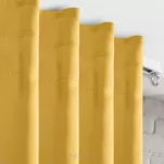 Zasłona na taśmie flex 140x300 MILAN zaciemniająca jednokolorowa musztardowa - 12