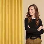 Zasłona na taśmie flex 140x300 MILAN zaciemniająca jednokolorowa musztardowa - 16