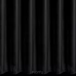 Zasłona gotowa na taśmie 140x270 MELANIE welwetowa czarna o aksamitnej strukturze - 3