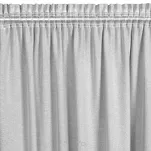 Zasłona na taśmie 140x270 ERIS jasny srebrny w stylu eko z efektem melanżu - 8