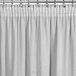 Zasłona na taśmie 140x270 ERIS jasny srebrny w stylu eko z efektem melanżu - 9