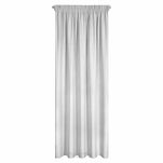 Zasłona na taśmie 140x270 ERIS jasny srebrny w stylu eko z efektem melanżu - 12