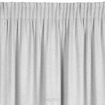 Zasłona na taśmie 140x270 ERIS jasny srebrny w stylu eko z efektem melanżu - 4