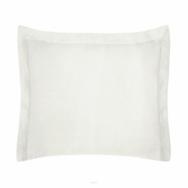 Poszewka bawełniana 50x70 NOVAC kremowa z ozdobną kantą Nova Colour