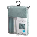 Zasłona na przelotkach 140x250 MELANIE welwetowa szałwiowa o aksamitnej strukturze - 6