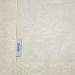 Obrus 145x350 LILIAN kremowy wzór roślinny z nicią złotą wykończony listwą - 8