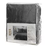 Pościel polarowa 140x200 FLANO 2 stalowa jednokolorowa z kolekcji NOVA Flano - 6