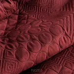 Narzuta jednokolorowa 220x240 BONI 5 ceglana pikowana w geometryczny wzór Design 91 - 6